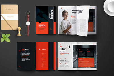 Brochure Template annual report bifold brochure booklet branding brochure business corporate design