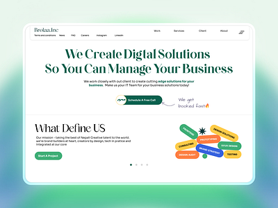 Digital Marketing Agency Website landing Page agency branding concept creativeagency design landing page header design modernwebui smm software website typo ui ui ux ux web inspiration webdesignconcept