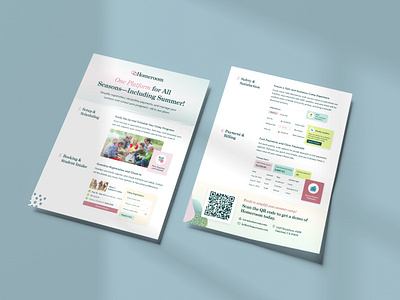 Flyer design for a SaaS company auxiliary brand identity branding brochure business creative flyer graphic design indesign layout letter marketing paper print programs saas sales collateral school