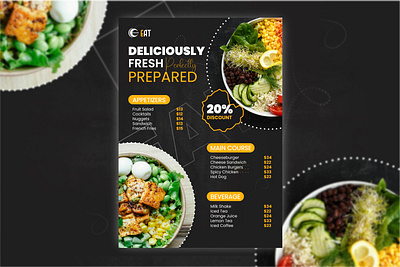 Food Menu Design | Restaurant Flyer design flyer food food menu modern template