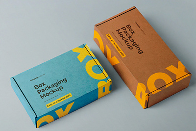 Free Packaging Box Mockup PSD box box mockup boxes branding free freebie mock up mockup mockups packaging