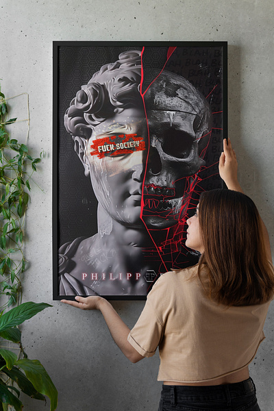 Rebel Divide x Philipp Plein: Duality - 200 x140cm (Ori, 1983) philipp plein