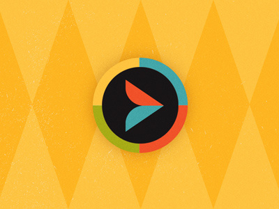 Video Player arrow circle play retro triangle video vintage