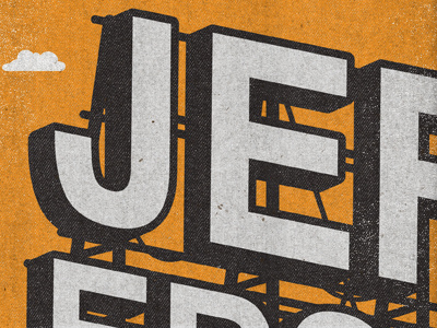 Type poster sign type