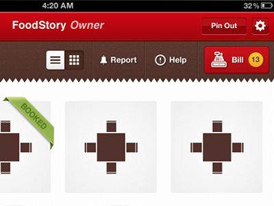 Restaurant iPad App app ipad mac restaurant
