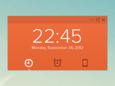 Clock Widget