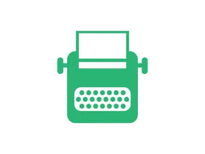 Oldie icon pictogram typewriter