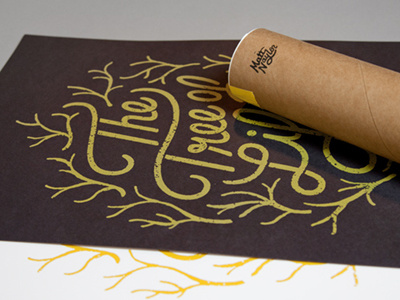 Tree of Life Prints design illustration poster prints screen prints shop store type typography