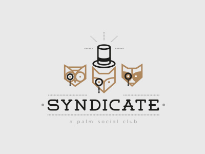 Syndicate Social Club branding logo logo design logos