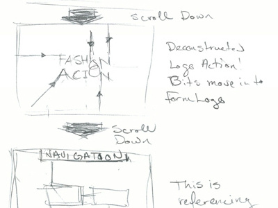 Web Storyboards pencil sketch storyboard