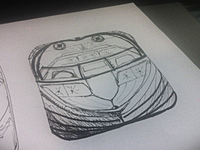 I'm on a boat app boat doodle draw drawing icon sketch