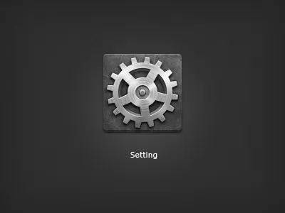 Setting，icon setting，icon