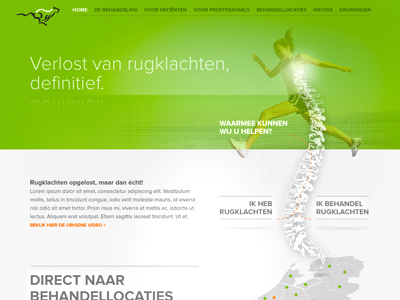 Corporate website OriGENE ui ux