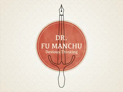 Logo Dr. Fu Manchu blade dagger drfumanchu logo pen planner