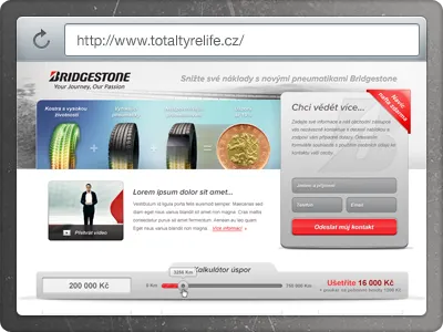 Bridgestone microsite design microsite web webdesign website