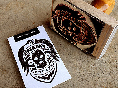 Enemy Stamp rubber stamp stamp