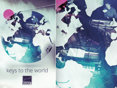Dranoff Brochure Cover brochure cover globe piano