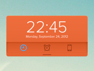 Clock Widget Playoff alarm clock playoff rebound widget