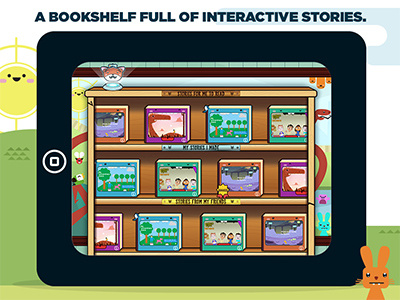 Storypanda Books art direction character design illustration ipad ui