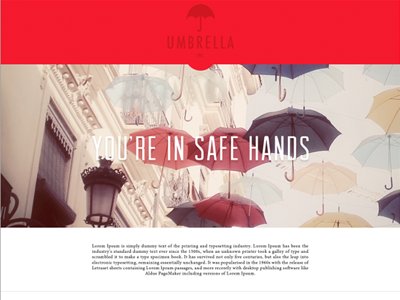 Umbrella Theme design template theme