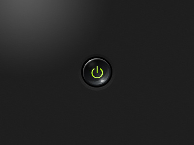 Power Button black button buttons dark glossy interface photoshop power power button shiny ui