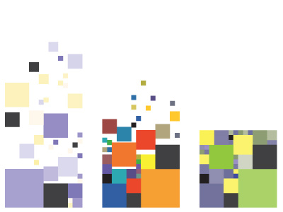 Particle palette tests geometric palette square tetris