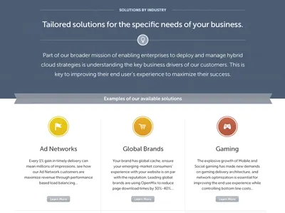 Cedexis Refresh website