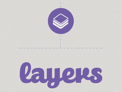 Layers flat photoshop purple