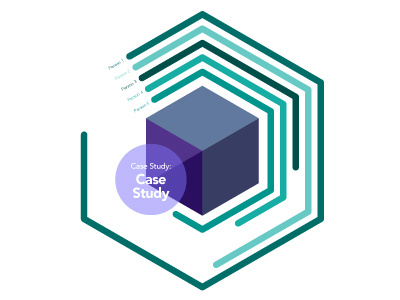 Cube Story Paths cube geometric path story