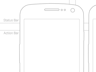 Android GUI Sketching Kit 2.0 android galaxy nexus nexus 7 sketch kit sketch template xoom