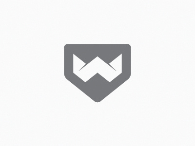 Wizz icon logo minimal origami symbol w wizz