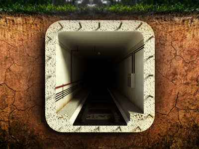 Abandoned Subway - iOS Icon abandoned subway icon ios ios icon ipad iphone ipod touch subway