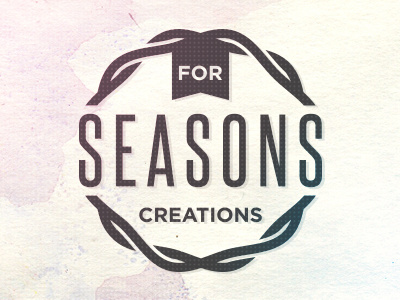 Seasons logo banner logo seasons wreath