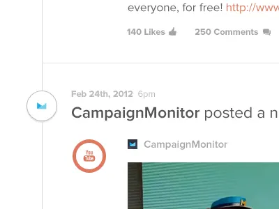 Timeline social timeline web web app