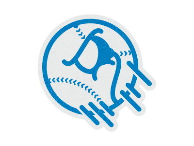 Aristocrats fantasy baseball team logo baseball blue logo team