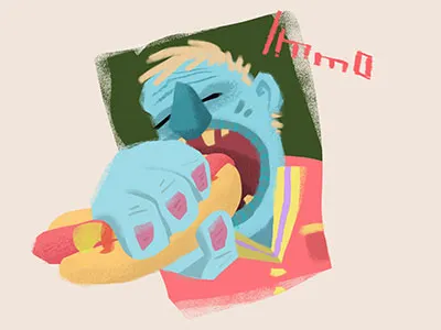 Immo 2d character hot dog