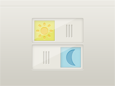 Switcher cream moon sun switch ui vlaznevbro wigget