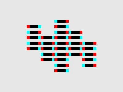 PSL Logo 3d anaglyph beat color lighting logo psl sound