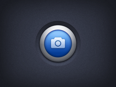 Shutter Button - iOS (Animated) button camera ios iphone iphone 5 retina shutter