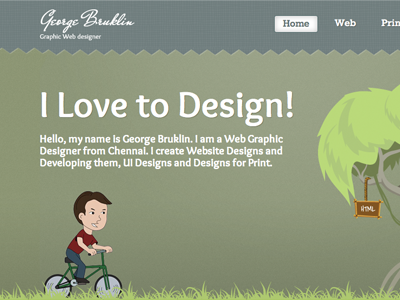 My Website graphic designer portfolio web designer