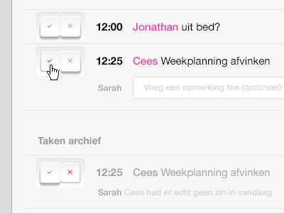 Task management button check comment task todo toggle ui webapp website