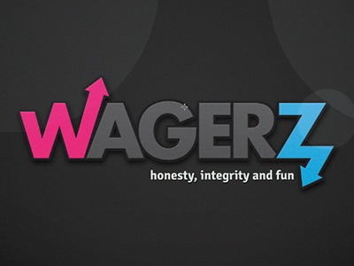 Wagerz Logo draft first identity logo