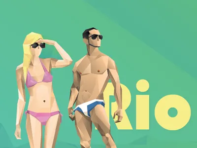 Rio beach body couple men rio summer sun women