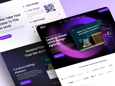 An UI/UX Agency Website adobe adobe xd design figma figma design product design ui ui ux uiux user experience user interface ux website design