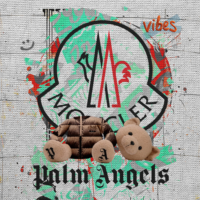 Moncler x Palm Angels (concept) 140x140 cm (Ori, 1983) moncler palm angels