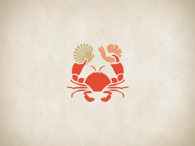 Seafood clam crab food icon seafood shrimp