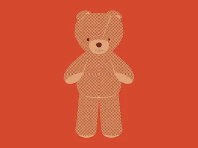 FX Wilfred Illustration: Bear pre-texture crop WIP bear fx illustration poster print wilfred wip