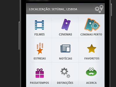 SAPO Cinema android cinema dashboard design mobile movies portugal sapo