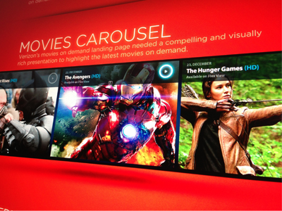 Movie Carousel galan design graphic graphic design interface interface ui media media player movie pixel kings ramiro ramiro galan typography