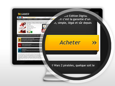 Dlgamer.com Product page ecommerce game product page webdesign